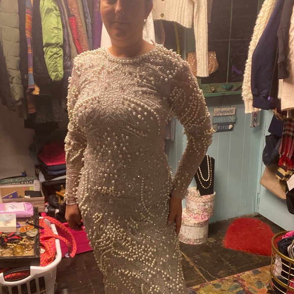 ASOS Edition Beaded Dress - Picture 14 of 14